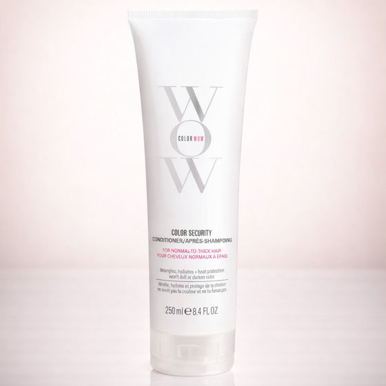 COLOR WOW Color Security Conditioner for Normal to Thick Hair – Rich hydration for thick, coarse, curly hair | Detangles, nourishes + adds shine with Avocado Oil| Color safe | Heat protection