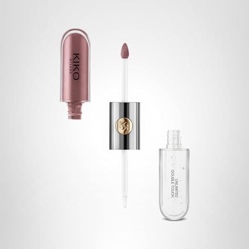 Kiko Milano Unlimited Double Touch 121 | Liquid Lipstick With A Bright Finish In A Two-step Application. Lasts Up To 12 Hours*. No-transfer base Colour.