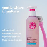 eos Cashmere Shave Oil – Fresh & Cozy, Moisturizing Shave Oil with Shea Butter & Glycerin, Helps Prevents Irritation & Razor Burn, Vegan, 6 fl oz