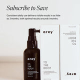 Arey To The Root Hair Serum for Women & Men | Slows Grey Hair Growth & Preserves Pigment in 3–6 Months | Anti Grey Scalp Serum for Healthier, Fuller-Looking Hair | Vegan & Oil-Free Formula (1 Month)