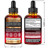 USDA Organic Vitamin B12 Sublingual Drops - 5000 mcg Liquid Vegan Methylcobalamin for Women & Men - Energy Boost, Focus & Mood, Brain Health Support - Maximize Absorption - 2 Month Supply, 2 fl oz