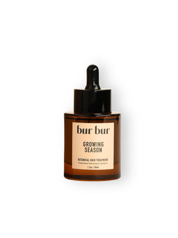 BUR BUR Growing Season Hair Growth And Repair Oil | With Burdock, Nettle Oil and Vitamin C for Visibly Fuller, Stronger and Shinier Hair.