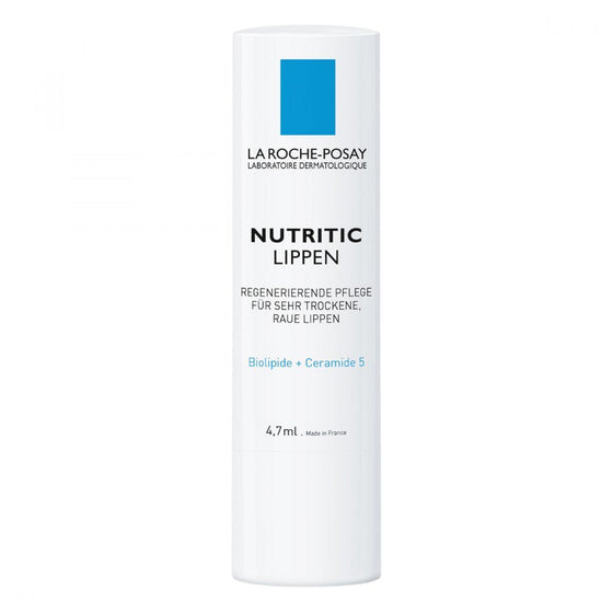 La Roche-Posay Nutritic Lip Balm for Very Dry Lips, Soothes and Repairs Chapped Lips with Shea Butter and Ceramides, 0.15 Fl Oz (Pack of 1)