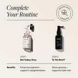 Arey To The Root Hair Serum for Women & Men | Slows Grey Hair Growth & Preserves Pigment in 3–6 Months | Anti Grey Scalp Serum for Healthier, Fuller-Looking Hair | Vegan & Oil-Free Formula (1 Month)