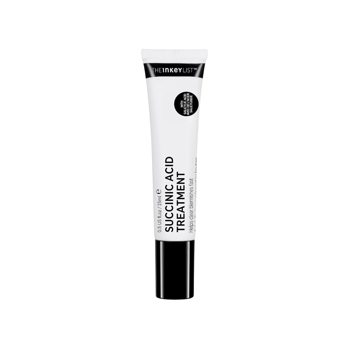 The INKEY List Succinic Acid Treatment 15ml, Clears Blemishes, Acne Treatment, Vegan Friendly, Suitable For All Skin Types