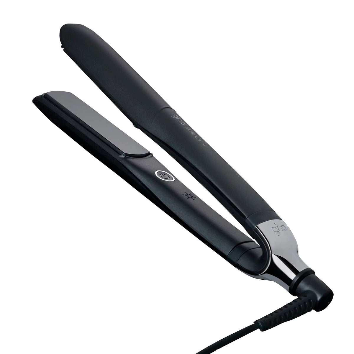 ghd Platinum+ Styler - 1" Flat Iron Hair Straightener, Professional Ceramic Hair Styling Tool for Stronger Hair, More Shine, & More Color Protection - Black