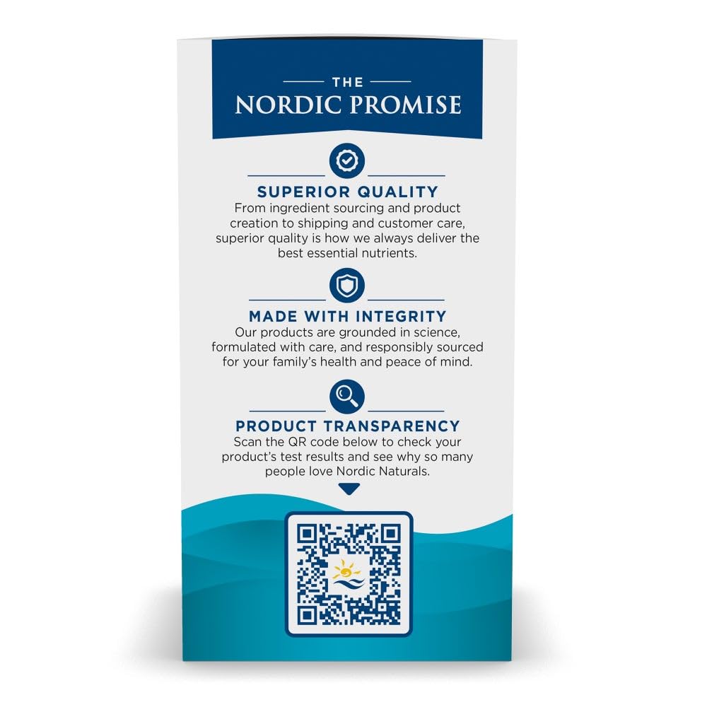 Nordic Naturals Plant Based Ultimate Omega, Lemon Flavor - 60 Vegetarian Soft Gels - 1210 mg Omega-3 - Vegan EPA and DHA - Supplement Made from Algae - Brain & Heart Support - Non-GMO - 30 Servings