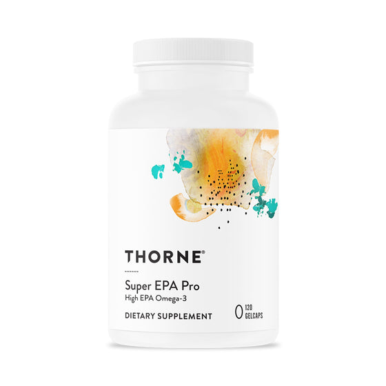THORNE - Super EPA Pro - Omega-3 Fish Oil Supplement - Promotes Blood Lipid Support* - 1300mg EPA & 200mg DHA - 120 Gelcaps - 60 Servings