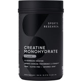 Sports Research Creatine Monohydrate - Gain Lean Muscle, Improve Performance and Strength and Support Workout Recovery - 5 g Micronized Creatine - 35.27 oz