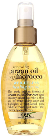 Organix Ogx Moroccan Argan Oil Weightless Dry Oil, 4 oz.
