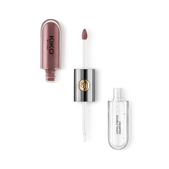 Kiko Milano Unlimited Double Touch 121 | Liquid Lipstick With A Bright Finish In A Two-step Application. Lasts Up To 12 Hours*. No-transfer base Colour.