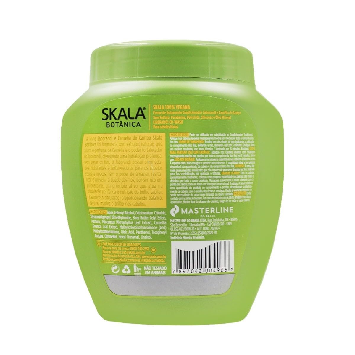 Skala Botânica Jaborandi Scarabotanica Jabolange 2 in 1 Hair Treatment 1000g