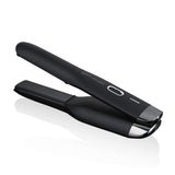 ghd Unplugged Styler - 1" Cordless Flat Iron Hair Straightener, Professional Travel Straightening Iron with Heat-Resistant Case, USB-C Charging for 20-Minutes of Use - Black