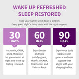 12-in-1 Melatonin Sleep Capsules - Natural Sleep Aids for Adults with Melatonin 5mg and Magnesium Glycinate 500mg, Sleep Aid with Ashwagandha, L Theanine, Valerian Root, GABA, 5-HTP (90ct, Pack of 1)