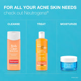 Neutrogena Body Clear Acne Body Wash and Exfoliating Body Scrub, 2% Salicylic Acid Cleanser, Chest, Shoulder & Back Acne Treatment, Non-Comedogenic, Oil-Free Shower Gel, 8.5 fl oz