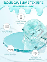 SHEGLAM HydroSlime Primer Hydrating Oil Control Moisturizing Primer Gel Smooth Fine Lines Oil And Silicone for Face