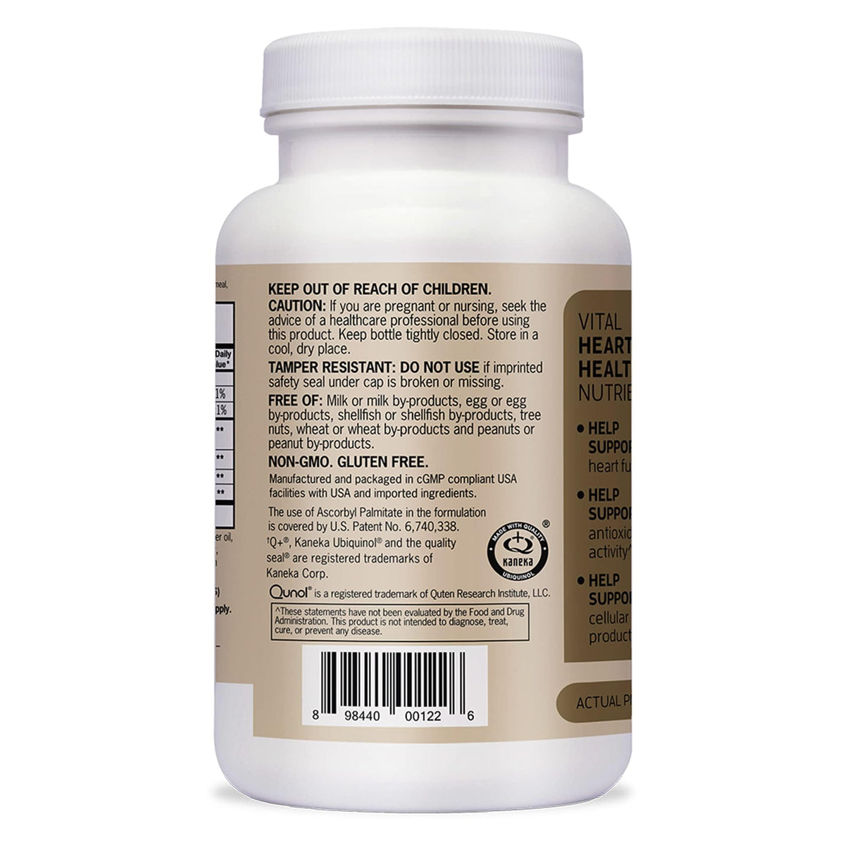 Qunol Plus Ubiquinol CoQ10 100mg with Omega 3 Fish Oil 250mg, Extra Strength Antioxidant Supplement, 90 Count