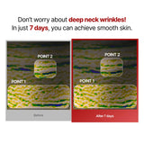Wrinkle-fit Neck Mask - Neck Wrinkle Patches, Firming and Tightening Korean Deep Collagen Masks - Hyaluronic Acid NeckTargeted Mesh Sheet Mask for Lifting Sagging Skin - Boosting Elasticity 7EA
