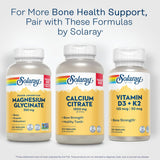 Solaray Calcium Citrate 1000mg - Chelated Calcium Supplement - Supports Bone Strength and Healthy Teeth - Easy to Digest - Vegan - 68 Servings, 275 VegCaps