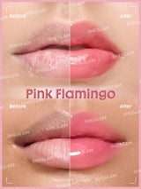 SHEGLAM Booster Shine Plumping Lip Gloss-Pink Flamingo