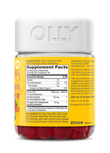 OLLY Extra Strength Daily Energy Gummy, Caffeine Free, 1000mcg Vitamin B12, CoQ10, Goji Berry, Adult Chewable Supplement, Berry Yuzu Flavor - 60 Count