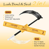 QUEWEL Lash Clusters Kit, 320 Pcs 30D+40D Lash Cluster Eyelash Extensions 9-16mm Lash Clusters Wispy Kit with Eyelash Clusters Bond and Seal Glue Remover Tweezers (30D+40D Kit)