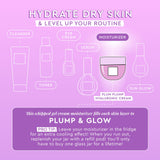 Glow Recipe Plum Plump Hyaluronic Acid Face Cream Moisturizer, Korean Moisturizer for Dry Skin, Plumping + Firming Hydration, Polyglutamic Acid + Peptides, Refillable (50ml)