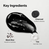 Coxir TXA Black Rice Pore Mask – Korean 3-in-1 Wash-Off Mask Serum| Pore Purifying, Blackhead Care, Hydrating, Skin Toning Treatment with TXA & Black Rice |Vegan K-beuaty Face Mask [50ml/1.69 fl.oz]
