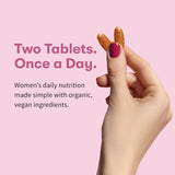 Garden of Life Multivitamin for Women 40 Plus, Organics Womens Vitamins, Hormone & Breast Health Support Blend, Vegan, 120 Tablets