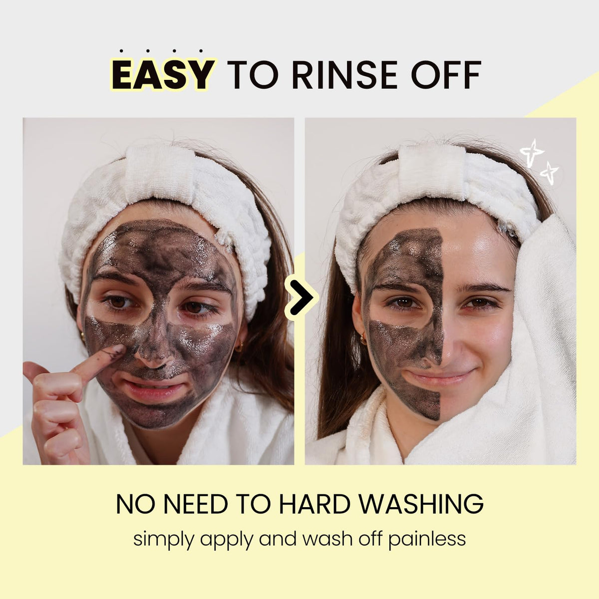 Coxir TXA Black Rice Pore Mask – Korean 3-in-1 Wash-Off Mask Serum| Pore Purifying, Blackhead Care, Hydrating, Skin Toning Treatment with TXA & Black Rice |Vegan K-beuaty Face Mask [50ml/1.69 fl.oz]