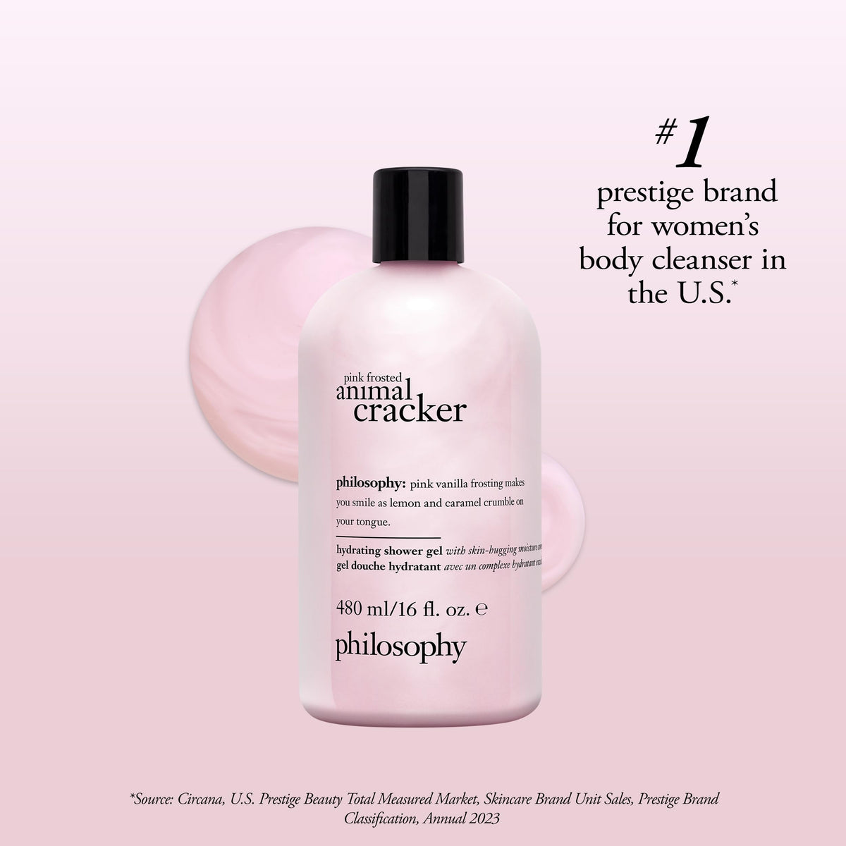 philosophy pink frosted animal cracker shower gel 16 fl oz