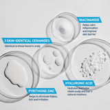CeraVe 2 In 1 Hydrating Anti Dandruff Shampoo And Conditioner, 1% Pyrithione Zinc Dandruff Treatment, Color Safe & Sulfate Free Shampoo And Conditioner, Helps Eliminate Dandruff & Relieve Itchy Scalp