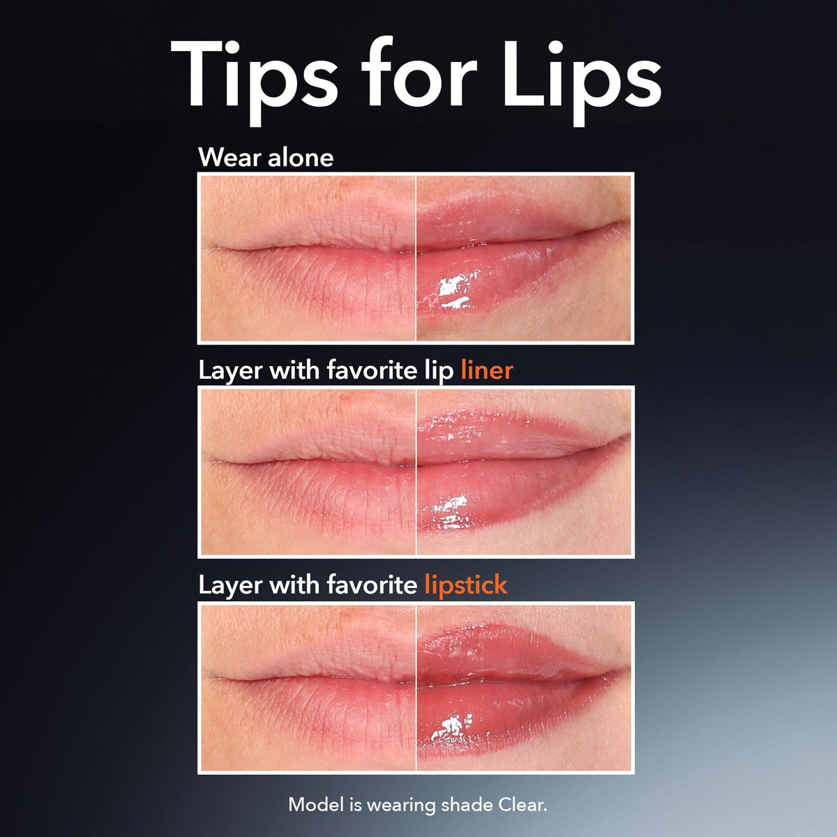 Dr Dennis Gross DermInfusions Plump + Repair Tinted Lip Treatment, Clear - Visibly Plumps & Defines Lips with Hyaluronic Acid & Peptides - Repairs Moisture Barrier - 10 mL