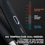 ghd Unplugged Styler - 1" Cordless Flat Iron Hair Straightener, Professional Travel Straightening Iron with Heat-Resistant Case, USB-C Charging for 20-Minutes of Use - Black