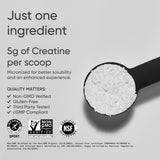 Sports Research Creatine Monohydrate - Gain Lean Muscle, Improve Performance and Strength and Support Workout Recovery - 5 g Micronized Creatine - 35.27 oz