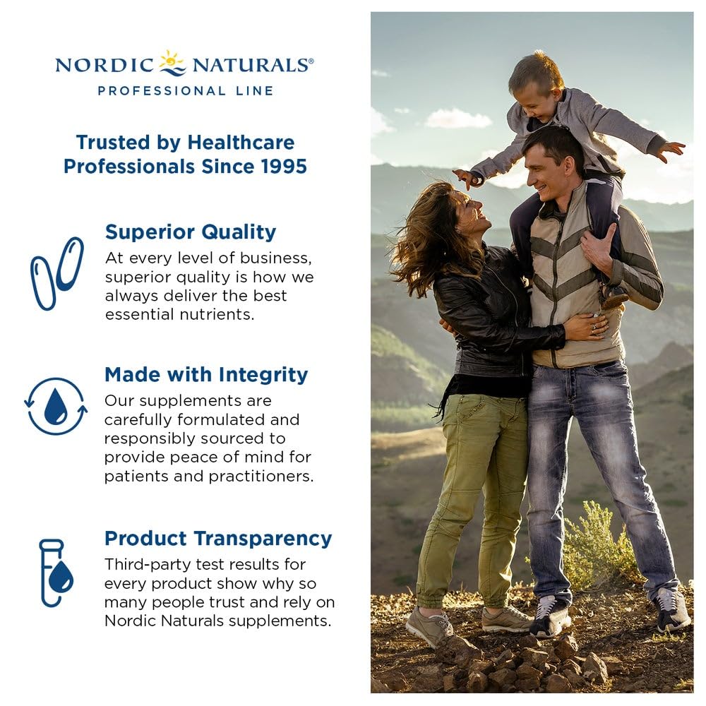 Nordic Naturals ProOmega, Lemon Flavor - 60 Soft Gels - 1280 mg Omega-3 - High Potency Fish Oil with EPA & DHA - Promotes Brain, Eye, Heart, & Immune Health - Non-GMO - 30 Servings