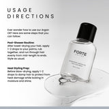 Alex Costa Hydrating Argan Oil Daily Hair Serum by Forte Series Sulfate Free Argan Hair Oil for Men Hair Serum for Dry Damaged Hair, for Styling Hair (75 ml / 2.5 oz)