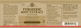 Solgar Standardized Turmeric Root Extract 400 mg, 60 Ct