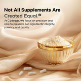 Codeage Multi Collagen Peptides + Probiotics Black Edition, Vitamin C, Hyaluronic Acid Powder Supplement, Grass-Fed, Pasture-Raised, Hydrolyzed, Zero Carbs, Type I, II, III, V & X, Unflavored, 21oz
