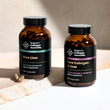 Organic Collagen Australia Pure Collagen & Liver Capsules – Muscle Strength & Vitality with Hydrolyzed Collagen, Grass-Fed Liver, and Vitamin B12 – 120 Capsules