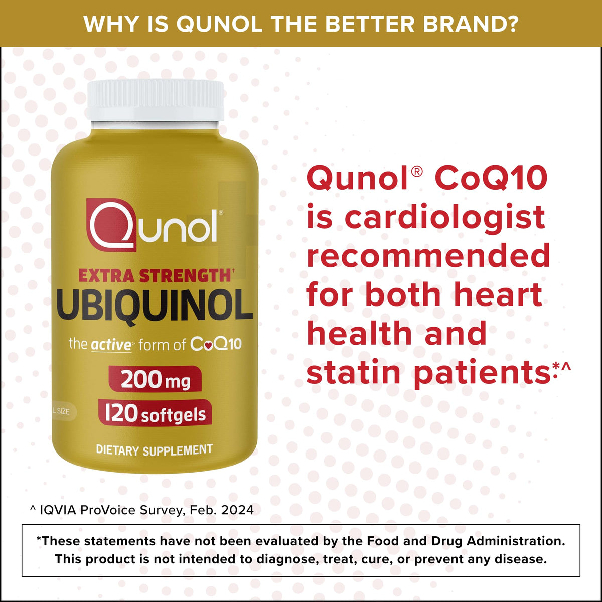 Qunol Ubiquinol CoQ10 200mg Softgels, Powerful Antioxidant for Heart and Vascular Health, Essential for Energy Production, Natural Supplement Active Form of CoQ10, 120ct Softgels