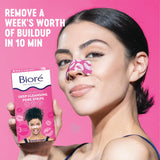 Bioré Kiss Designer Pore Strips, Nose Strips for Blackhead Removal, Features C-Bond Technology with Instant Pore Unclogging, 3 Count, Pack of 12