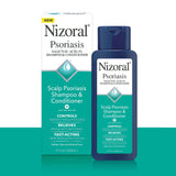 Nizoral Psoriasis Shampoo & Conditioner, 11 Oz, Gentle Scalp Treatment, Relieves Itching and Flaking, Redness and Scaling Effective Scalp Psoriasis Shampoo with Salicylic Acid and Tea Tree Oil