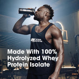 Optimum Nutrition Platinum Hydrowhey Protein Powder, 100% Hydrolyzed Whey Protein Isolate Powder, Flavor: Turbo Chocolate, 40 Servings, 3.61 Pounds (Packaging May Vary)