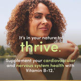 Nature's Bounty Vitamin B12, Supports Energy Metabolism and Nervous System Health, 500mcg, 100 Quick Dissolve Tablets