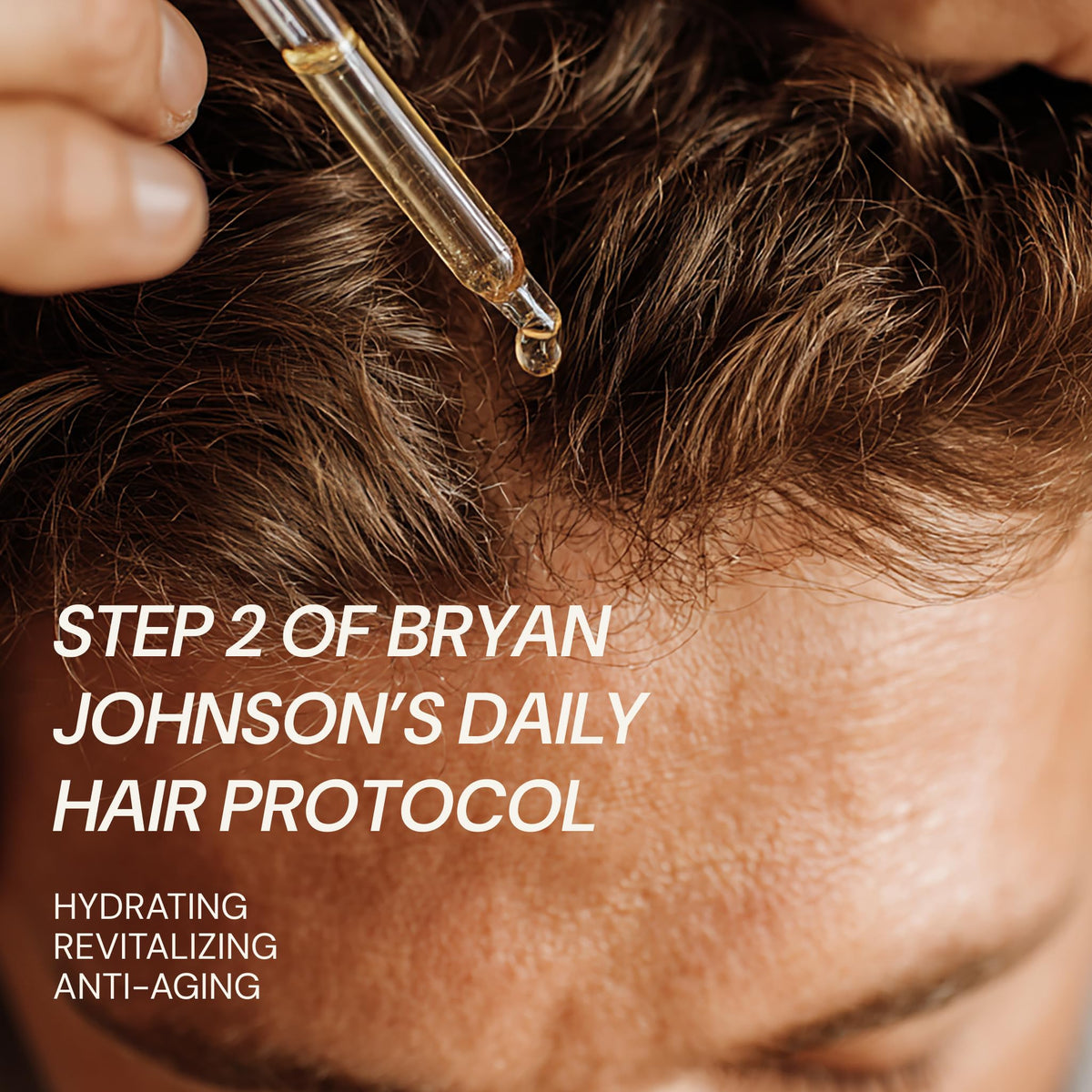 Blueprint Bryan Johnson Hair Peptide Serum – 8 Peptide Scalp Treatment with Caffeine & Curcumin – Fragrance Free Scalp Serum for Thicker, Fuller Hair – Lightweight Leave-In Formula (50 mL)