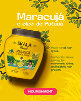 SKALA - Brasil - Creme de Tratamento 2 em 1 Maracuja e Oleo De Pataua 1 Kg - (Passion Fruit & Pataua Oil 2 in 1 Treatment Cream Net 35.27 Oz)
