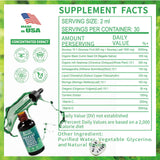 Vyxion Soursop Bitters Liquid Drops 10 in 1 with Sea Moss, Moringa, Turmeric, Black Seed Oil, Oregano, Ashwagandha | Herbal Extracts for Overall Health-Enhancing | Vegan, Non-GMO | 2 Fl Oz