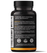 Natgrown Organic Maca Root Powder Capsules - Black, Red & Yellow - 1500 mg per Serving - Gelatinized Peruvian Maca Supplement - Non-GMO, Gluten-Free, Vegan - (120 Count)