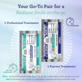 GuruNanda Teeth Whitening Strips - 7-Day Treatment with Non-Slip, Dry Strip Technology - Whitening Designed with Care for a Brighter Smile